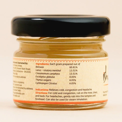 Isha Life Headache Balm 20g